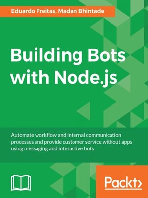 cover image of Building Bots with Node.js